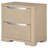 Ladera 2-drawer Nightstand Bedside Table Light Elm