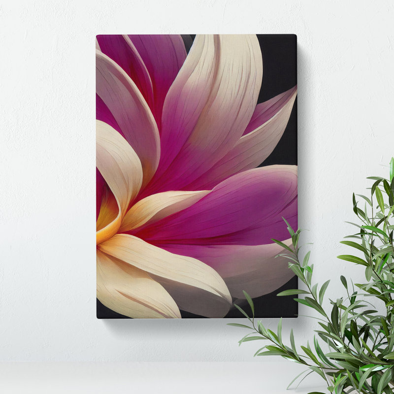 The Heartwarming Flower - Wrapped Canvas, 50cm H x 35cm W x 3cm D