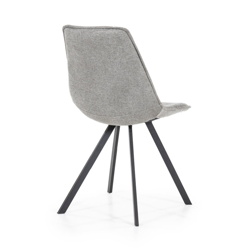 Upholstered Dining Chair, Gray
