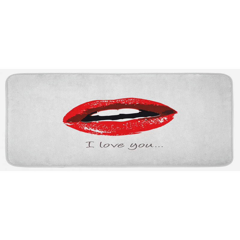 Tapis de cuisine I Love You
