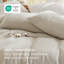 Housse de couette 100% coton de taille grand - Ensemble de housse de couette en lin synthétique (ensemble de 3)-125054364-125054365