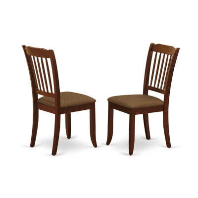 Edzard Upholstered Solid Wood Slat Back Side Chair by Winston Porter