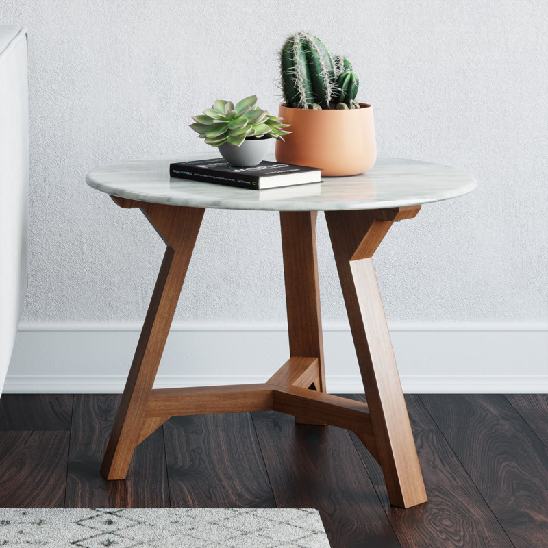 Table basse 3 pieds Castello, Noyers