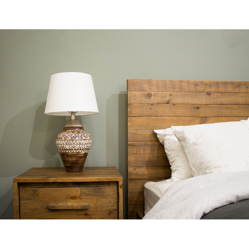 Lampe de table en bois massif Millerville