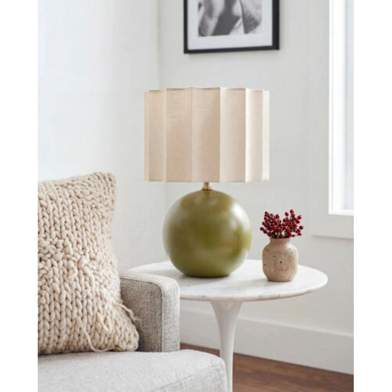 Marisely Table Lamp, Olive
