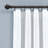Polyester Semi Sheer Curtain Pair