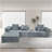 Convertible Modular Sectional Sofa Set Compression Sofa-1720087405