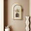 Décoration murale arche en métal crème-955332493