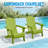 Oversized All-Weather Foldable Adirondack Chair with Cup Holder -1144782319-1168729535
