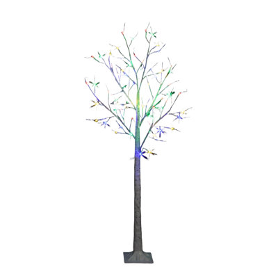 4.92' H Lighted Artificial Pine Christmas Tree
