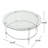 Lower Vobster Coffee Table Clear Tempered Glass Round Coffee Table 35.50" D x 35.50" W x 18.00" H