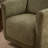 33" Wide Chenille 360° Oversized Swivel Barrel Chair With Solid Wood Frame, No Assembly Required (Set of 2)-1922655748