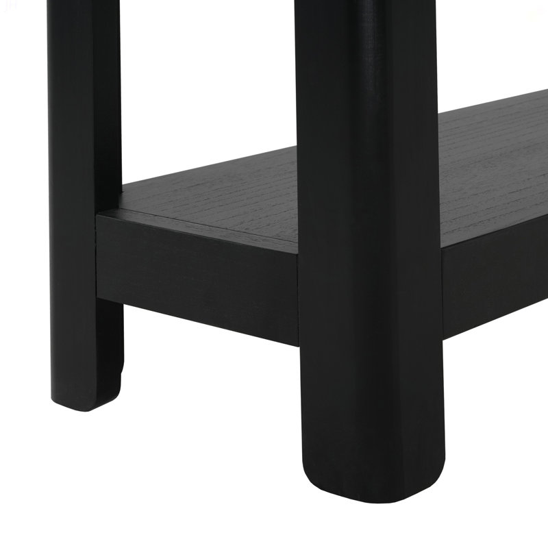 Console de style campagnard Mirod, Noir