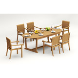 Napa Outdoor - Piece Teak Dining Set