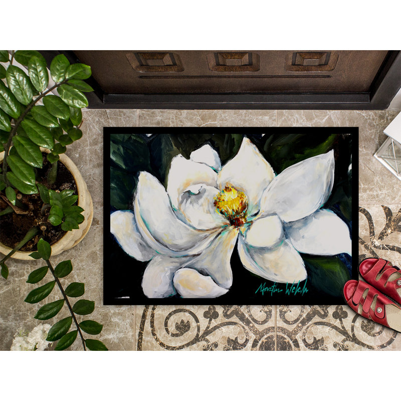 Tapis d'extérieur anti-dérapant NIpinnawasee Sweet Magnolia, L 36 po x L 24 po