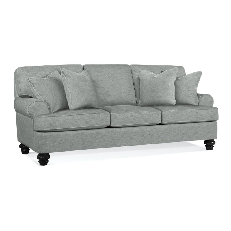 Lowell Sleeper Sofa, Beige/Gray Plaid; 0107-84, Gel Memory Foam Mattress, Black