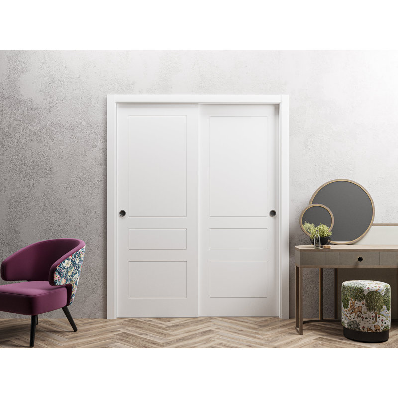 Portes de placard à panneaux, 60 po x 80 po