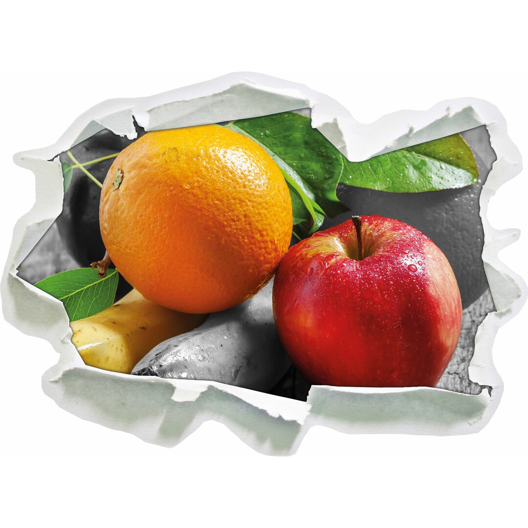 Apfel Banane Orange und Co. Wandaufkleber