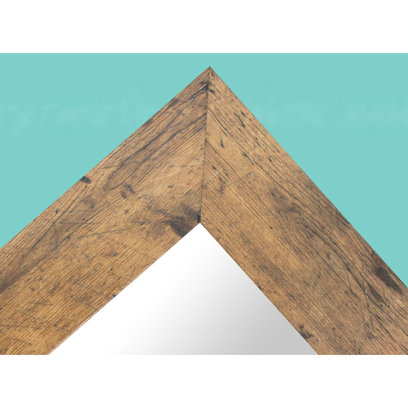 Shawhan Wood Flat Mirror, 65.5" H x 30.5" W, Light Walnut