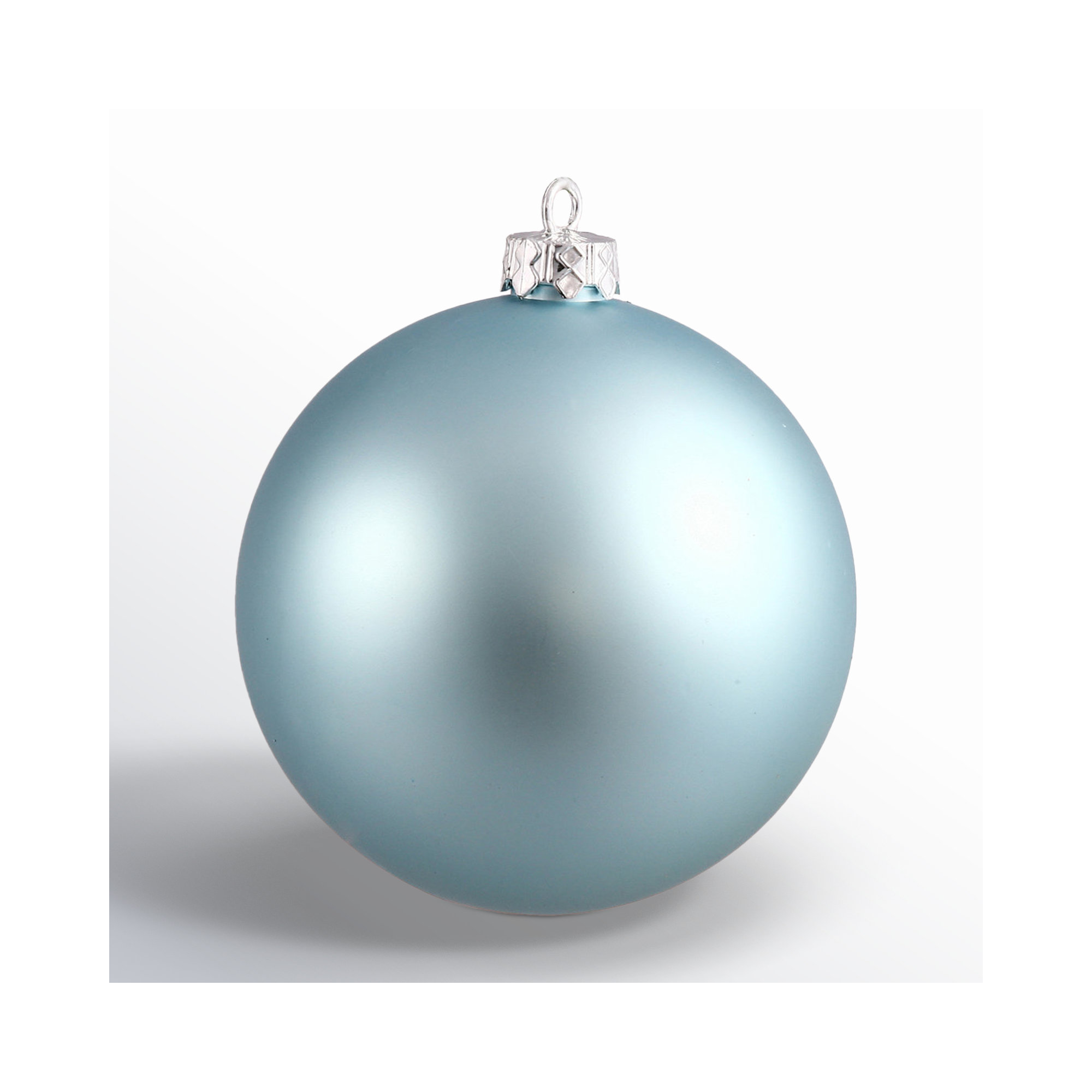 Holiday Décor Ball Ornament, Baby Blue, 2.75" H x 2.75" W x 2.75" D