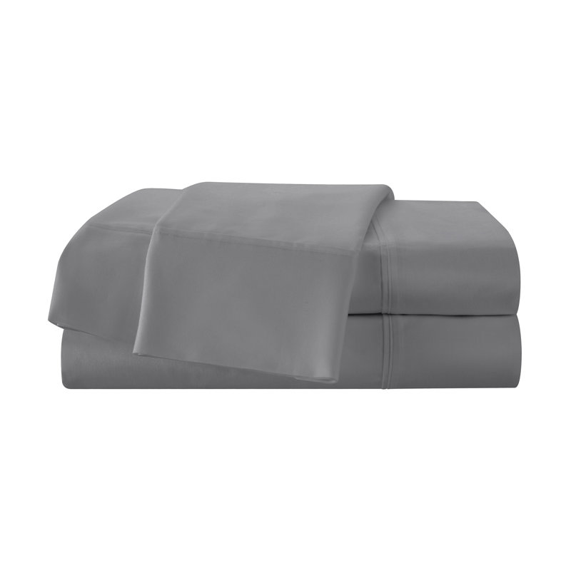 Martex 400 Thread Count Luxury Sheet Set 100% Long Staple Cotton Sateen Weave Silky Soft & Durable, Wrinkle & Fade Resistant, Deep Pocket