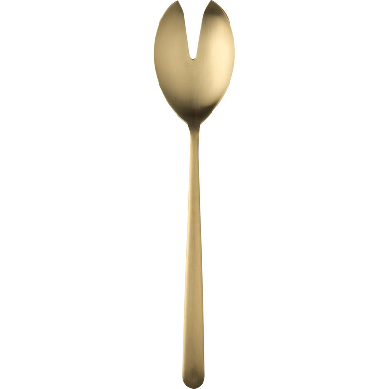 Linea Stainless Steel Salad Servers, Ice oro