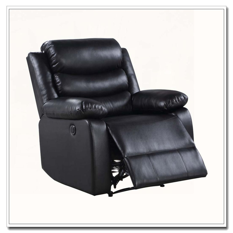 Fauteuil inclinable électrique en cuir synthétique