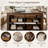 59" Sewing Table with Storage, Farmhouse Craft Table
