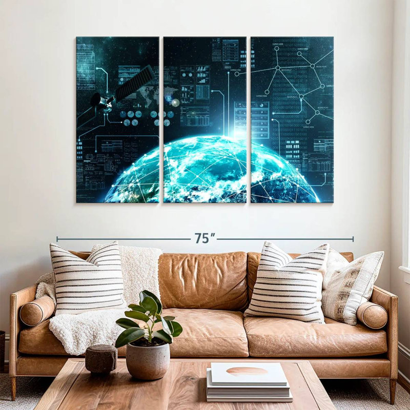 Keiri Internet In Space, 42" H x 65" W