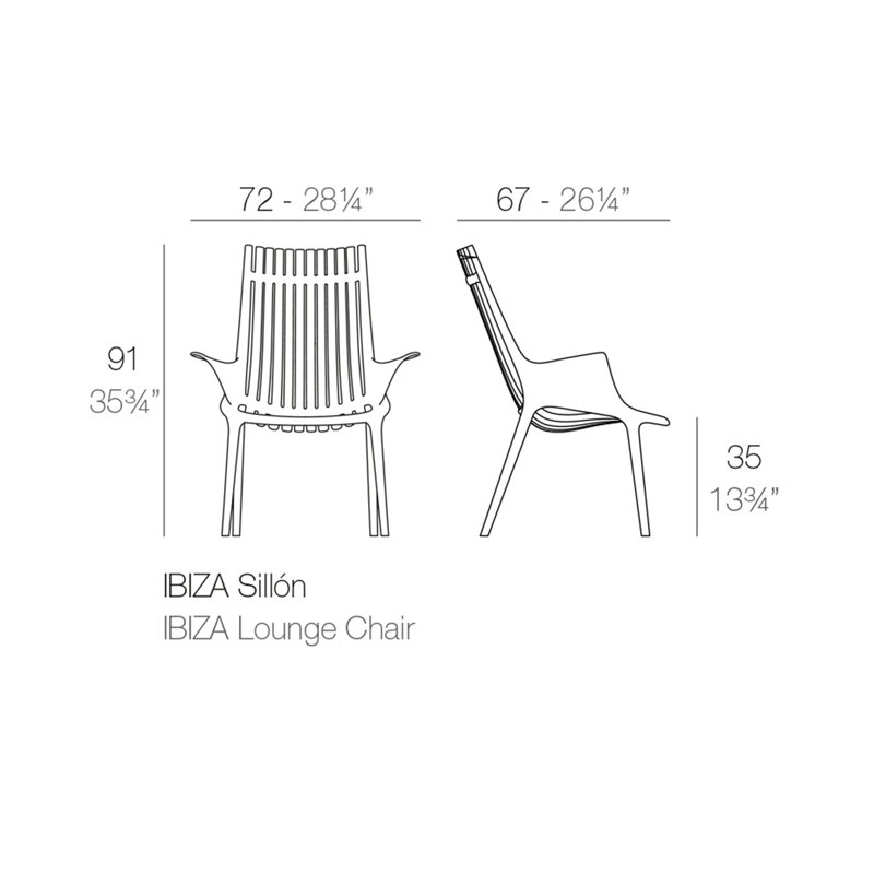 Ibiza - Lounge Chair - Set of 2 - Basic/Injection, Ecru
