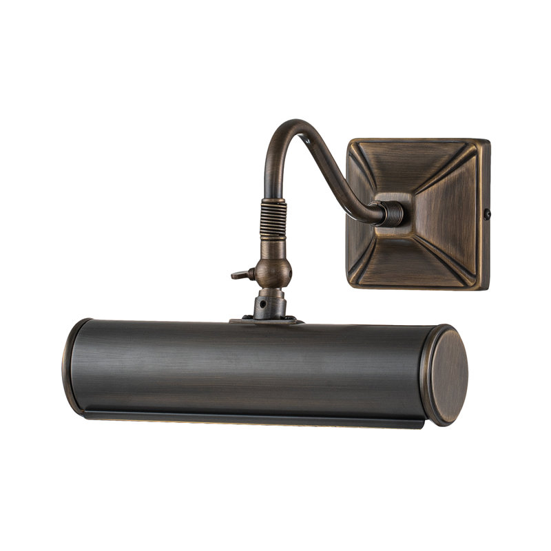 1 -Light Hardwired Picture Light, Aged brass
