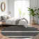 Premium Machine Washable Prisco Black Rug