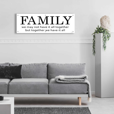 Famille - art textuel sans cadre