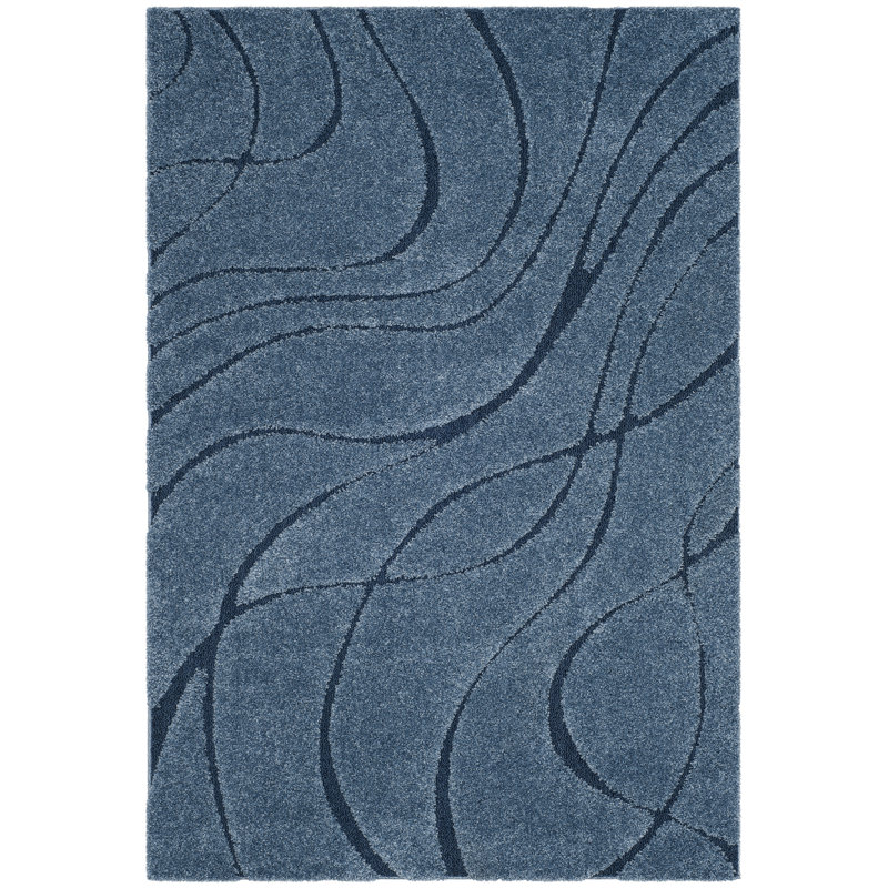 Tapis bleu Ashal, Rectangle 2 pi 3 po x 4 pi