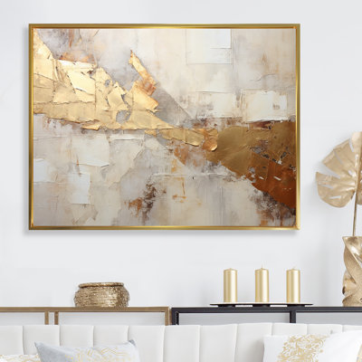 " Beige Gold Western Bliss III "