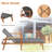 Outdoor Wood Chaise Lounge