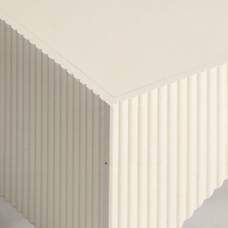 Table basse Claverton, Blanc