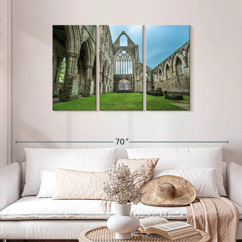 Église abbatiale Nicci Tintern, H 28 po x l 45 po
