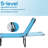 Folding Chaise Lounge Pool Chairs, Outdoor Sun Tanning Chairs With 5-Level Reclining Back-1632768677