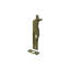 Deltana 4FBS5 4" Flush Bolt; Heavy Duty; Antique Brass Finish