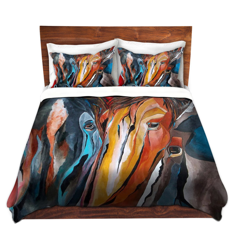 Ensemble de housse de couette trois amigos, 1 housse simple + 1 taie standard