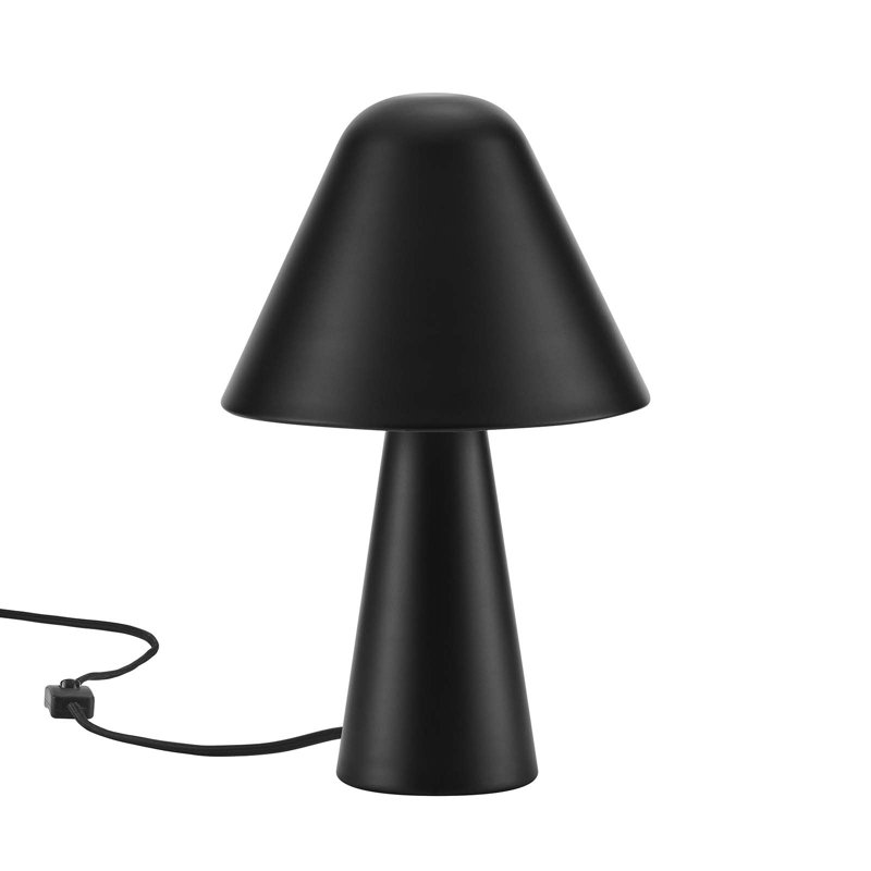 Modway Jovial Metal Table Lamp, Black