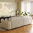Beige 100% Polyester Modular Sofa cushion couch-109306511