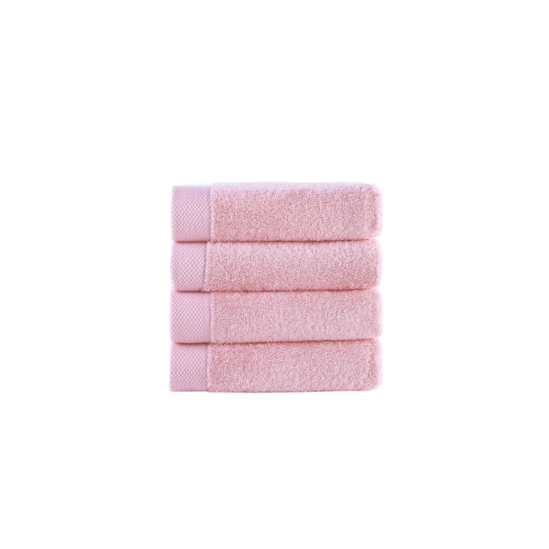 Essuie-mains 4 pièces Brooks Brothers, Rose