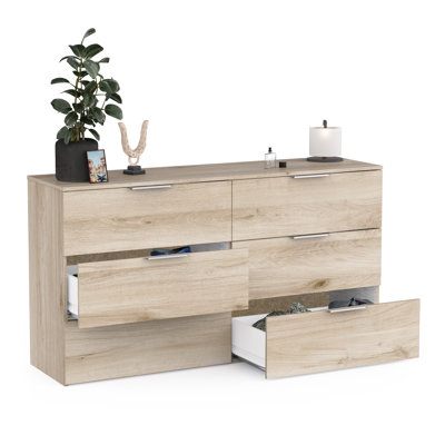 Bijon 151cm W 6 - Drawer Chest of Drawers