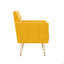 Fauteuil en velours capitonné avec canapé moderne-1331464782