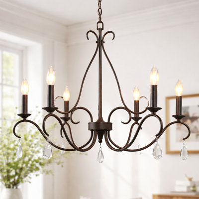 Otho 6 - Light Dimmable Classic / Traditional Chandelier