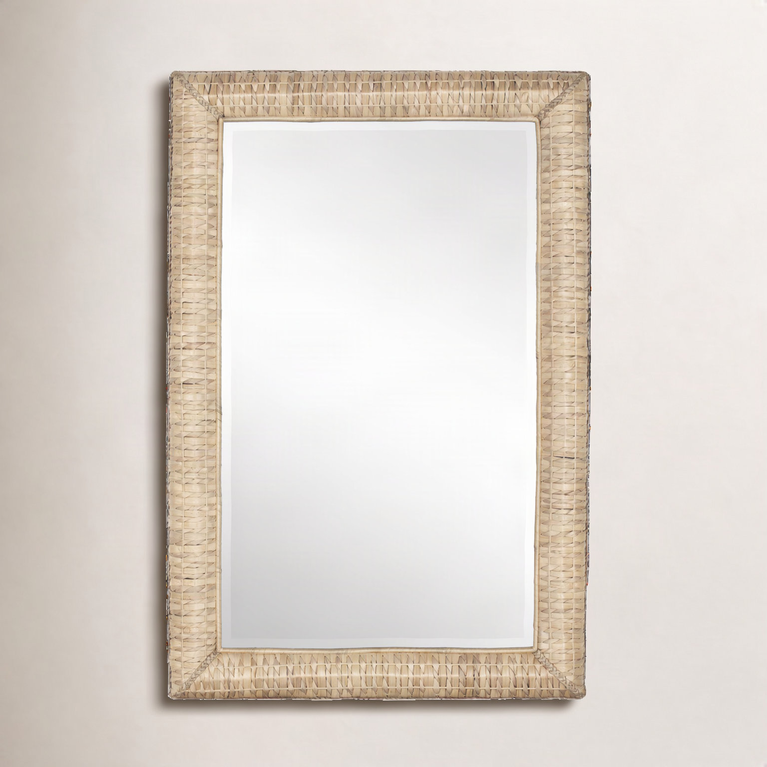 38" Seagrass Accent Mirror