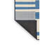 Tapis abstrait bleu / beige-495207330