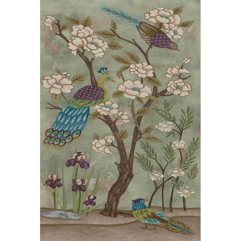 Gardenia Chinoserie I, H 18 po x l 12 po